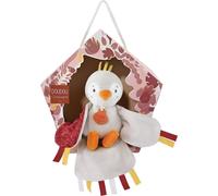 Doudou Coffret cadeau - peluche musicale oiseau rouge 23 cm