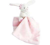 Doudou Coffret cadeau rose - lapin avec crapaud 10 cm
