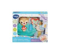 VTech Coffret Naissance Toudoux - Doudou Et Bracelets Hochets (Bouteilles Plastique Recyclées)