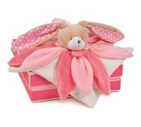 Doudou Collector Lapin Rose Rose G