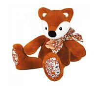 Doudou et Compagnie - Peluche renard Collection Copains Câlins 25 cm orange avec boîte cadeau