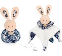 Doudou Crapaud Tabouret beige lapin 3en1