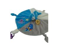 Doudou dauphin plat rond attache tétine - Roda - Neuf