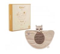 Kaloo Doudou de dentition Raton Laveur – micro-velours & silicone souple – soulage gencives