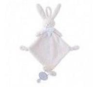 Doudou Dimpel Lapin Rose Ella Attache Tetine