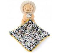 Doudou et Compagnie - BOH'AIME - Pantin Lion avec Doudou - Boîte en Forme de Fleur - Beige - Idée Cadeau de Naissance Fille et Garçon - Garantie Doudou Perdu - DC4018