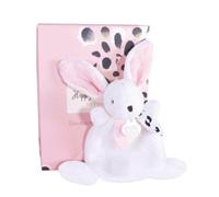 Doudou et Compagnie – Doudou Happy Blush – Blanc et Rose – 17 cm