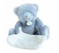 Doudou Doudou Et Compagnie Ours Bleu Avec Mouchoir Pantin - Trop Mimi