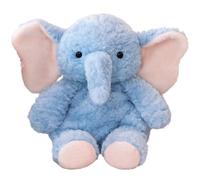 Doudou éléphant bleu, mignon, peluche douce (28 cm / 11in) | Pour l'heure du coucher, comme accessoire d'intérieur ou cadeau d'anniversaire douillet pour les enfants, les filles