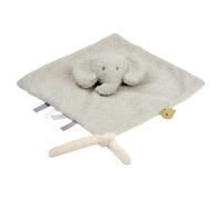 Nattou Doudou plat en polyester Éléphant Teddy Compagnon de route dès la naissance 39 x 39 cm Gris