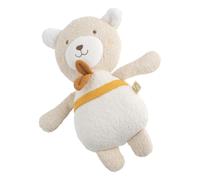 Doudou en coton bio - petit soleil beige TU