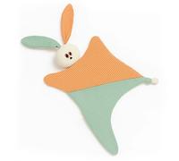 Doudou en coton bio gus blanc TU