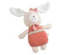 Doudou en coton bio - petit soleil rose TU