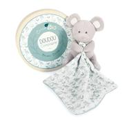 Peluche Souris avec son Doudou Botanic - Vert Olive NC