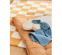 VERTBAUDET Doudou en Gaze de Coton et sa valisette Bleu TU