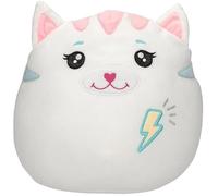 Depesche 13040 Ylvi Swoppies - Doudou Chat en Blanc, avec Effet Lumineux, éclair et Oreilles Pointues, Peluche de 20 cm env.