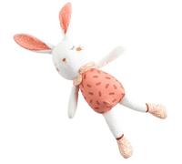 Doudou en velours - esmee blanc/rose TU