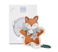 Doudou et Compagnie - Boîte à Musique Timo Renard 16 cm - Doudou Musical Bébé Ultra Doux - Berceuse Apaisante pour Le Sommeil - Idée Cadeau Naissance Fille Garçon - Lavable en Surface - DC4695