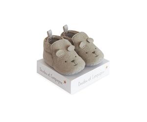 Doudou Et Compagnie - Chaussons Bébé Gris 0-6 mois