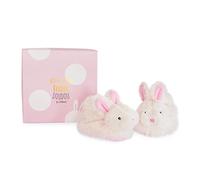 Doudou et Compagnie Coffret chaussons lapin bonbon rose Neutre