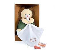 Doudou et Compagnie - Couleurs Savane - Pantin avec Doudou Lion- Beige - 15cm - Cadeau Naissance - DC4066