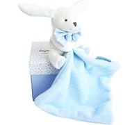 Doudou et Compagnie DC3338 Lapin en peluche bleu ciel | Doudou Jouet bébé