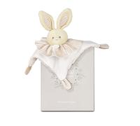 Doudou et Compagnie - Doudou Bébé Plat Lapin Les Chouchoux 20 cm - Petite Peluche Ultra Douce et Légère - Compagnon Sommeil - Idée Cadeau Naissance Bébé Fille Garçon Premier Doudou - DC4676