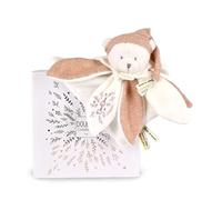 DOUDOU ET COMPAGNIE - Doudou Collector Ours Rose Édition 25 Ans avec Boîte Cadeau pour Offrir - Doudou Peluche Naissance Ultra Doux Bébé Fille - Garantie Doudou Perdu - Idée Cadeau Enfant - DC4332