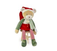 Doudou et Compagnie - Doudou FARCEUR Cannelle- Grand Doudou Peluche pour Enfants dès la Naissance - 40 cm - Très Doux - Idée Cadeau Avent Noël pour Filles et Garçons - Garantie Doudou Perdu - DC4256
