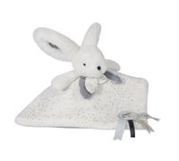 Doudou Et Compagnie - Doudou Happy Glossy Pompon blanc 25 cm