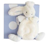 Doudou et Compagnie – Doudou Lapin Bonbon DC2121 – Bleu 26 cm, boîte cadeau, doux, idée cadeau naissance