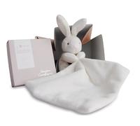 Doudou mouchoir - 10 cm - Boite fleur - DOUDOU ET COMPAGNIE lapin blanc TU