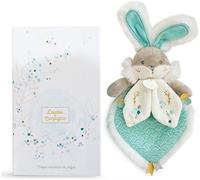 Doudou et Compagnie – Doudou Lapin Vert Amande – 20 cm – Boîte cadeau – DC3490