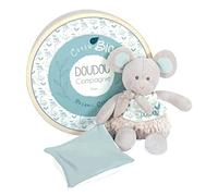 Doudou et Compagnie - Doudou Souris - Doudou Bio - Grise - 22 cm - DOUDOU BOTANIC BIO - DC3967