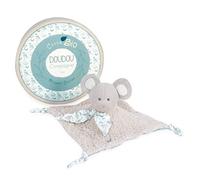 Doudou et Compagnie - Doudou Souris - Doudou Bio - Grise - 25 cm - DOUDOU BOTANIC BIO - DC3968