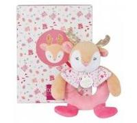 Doudou et Compagnie Elea le Renne Hochet (1 Doudou + 1 Boite)