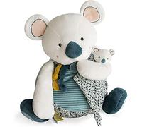 DOUDOU ET COMPAGNIE - Grande Peluche Koala Range-Pyjama - 40 cm - Gris - Collection Yoca Avec Poche De Rangement - Idée Caeau Pour Enfants Dès 3 Ans - Cadeau de Naissance - DC3671
