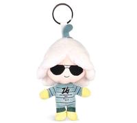 Doudou et Compagnie - JO Milano Cortina 2026 - Porte-Clés Peluche Officielle Fashion FLO (Lunettes de Soleil) - Collection Flo Paralympique - Ami des Mascottes des Jeux Olympiques d’Hiver - 14 cm