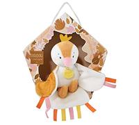 Doudou et Compagnie - La Colline aux Oiseaux - Doudou CUI-CUI Bouton d'or (avec Son)- Jaune - 23cm - Cadeau Naissance - Jolie boîte nichoir - DC4049