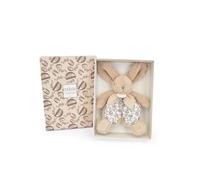 Doudou et Compagnie - LAPIN DOUDOU - Peluche Doudou Lapin - Beige Sable - 18 cm - Pour Enfants Filles et Garçons dès la Naissance - Boîte Cadeau Incluse pour Offrir - Garantie Doudou Perdu - DC4192