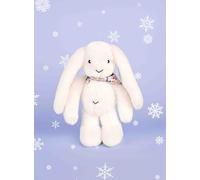 LAPIN FLEURETTE - Blanc 50 cm