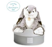 Histoire d'Ours Peluche Lapin Marius 50 cm Gris
