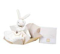 Doudou et Compagnie Lapin Mouchoir Boîte Fleur
