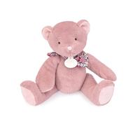 Doudou et Compagnie - L'OURS DOUDOU - Peluche Ours Marron Clair - Cadeau Naissance pour Filles et Garçons - 25cm - Apaisant et Réconfortant - Compagnon de Douceur - Garantie Doudou Perdu - DC4162