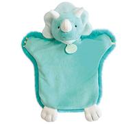Doudou et Compagnie - Doudou Marionnette Dinosaure - 25 cm - Bleu Tuquoise - DC3611