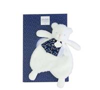 DOUDOU ET COMPAGNIE - Ours Doudou CLAIR DE LUNE - Peluche Ultra Douce Blanche - Brille dans le Noir - Pour Bébé dès la Naissance - Idée Cadeau Apaisante et Lumineuse - DC4316