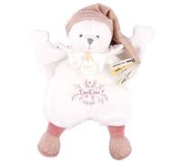 DOUDOU ET COMPAGNIE - Ours Rose Cape Édition 25 Ans - Doudou Peluche Bébé Ultra Doux avec Boîte Cadeau pour Offrir - Idée Cadeau Naissance Fille - Polyester - Garantie Doudou Perdu - DC4331