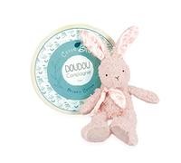 Doudou et Compagnie - Pantin Lapin - Doudou Bio - Rose - 25 cm - DOUDOU BOTANIC BIO - DC3970