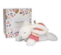 Pantin pompon Doudou et Compagnie Happy Boho 25 cm Blanc et Rose F