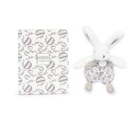 Doudou et Compagnie - Peluche Lapin Douceur - Blanc Pur - 18 cm - DC4190 | Collection Lapin Doudou - Pour Enfants Filles et Garçons Dès la Naissance - Avec Boîte Cadeau - Idée Cadeau de Naissance